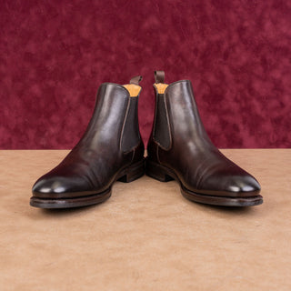 Magnanni Women Delana Brown Leather Dress Chelsea Boots 9.5US EUR39.5