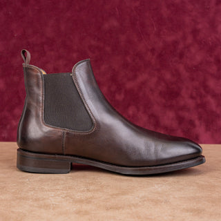 Magnanni Women Delana Brown Leather Dress Chelsea Boots 9.5US EUR39.5