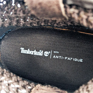 Timberland Women Savin Hill lasercut Weave Brown Leather Slip-on Boots size 7.5