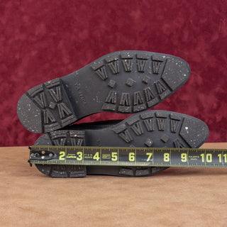 Via Spiga Emelin Black Leather Slip-on Chelsea Ankle Fashion Boots sz 6.5