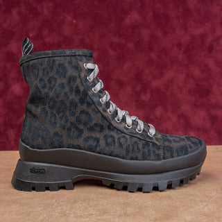 P448 Women Denise Black Camo Vibram Outdoor Hiking Boots 5.5-6US EUR36
