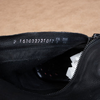 Mephisto Women Nessia Black Leather Zip Ankle Fashion Comfortable Boots sz 8