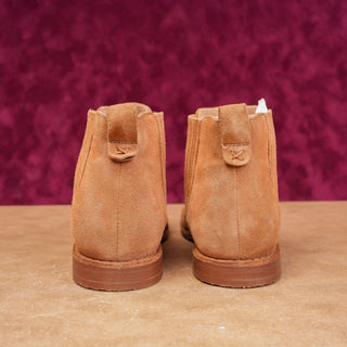 Seychelles Boho Ankle Boots Womens 8 Brown Suede Festival Slip On Low Heel