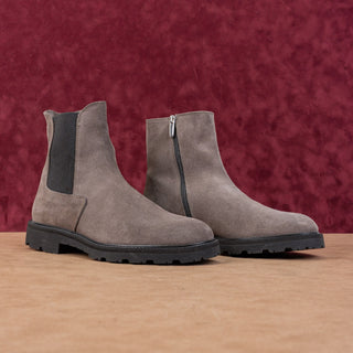 La Canadienne Quinn Waterproof Cement Suede Chelsea Boots sz 9US EUR 39.5