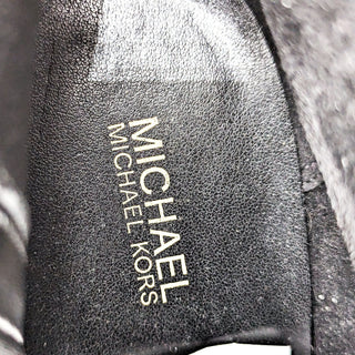 Michael Kors Women Frenchie Black Suede Dressy Office Ankle Zip Boots size 8.5