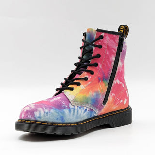 Dr Martens Unisex 1460 Y Multicolored Suede 8-Eyelet Lace-up Combat Boots M6 W7