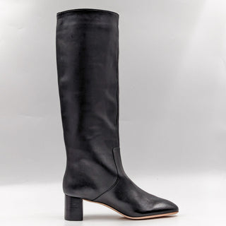 Loeffler Randall Women Gia Black Leather Dressy Office Tall Boots size 7