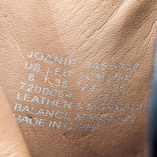 Calvin Klein Women Joanie Black Leather Dressy Office CK Logo Ankle Boots size 9