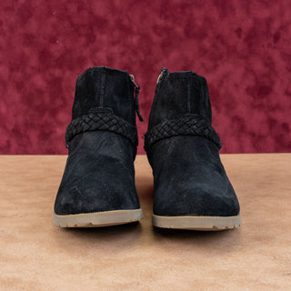 Teva Women Delvina Black Suede Strap Waterproof Ankle Boots sz 7
