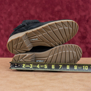 Teva Women Delvina Black Suede Strap Waterproof Ankle Boots sz 7