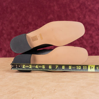 Bibi Lou Women Black Leather Cowboy Western Mid calf Boots sz 11US EUR41