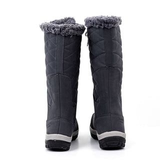 Bearpaw Women Isabelle Charcoal Fabric Lace-up Winter Snow Boots sz 11