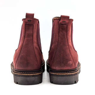 Birkenstock Unisex Stalon Burgundy Grain Leather Chelsea Boots size W9 M7 EUR 40