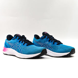 Asics Women Gel Excite 8 Blue Pink Running Sneakers shoes size 8.5