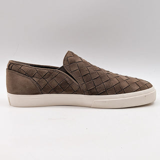 Vince Men Fletcher Suede Brown Elastic Slip-on Casual Sneakers size 12