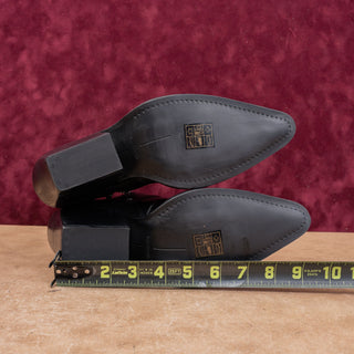 Dolce Vita Women Western Cowboy Black Leather Ankle Boots sz 7.5