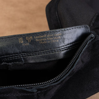 Sam Edelman Women Pam Black Suede OTK Zip Stretch Flat Lug Boots size 7