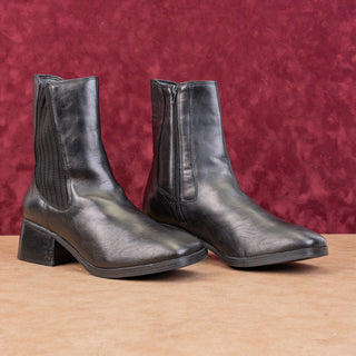 Brian Co Women Vegan Leather Wide Fit Comfort Square Toe Boots sz 12