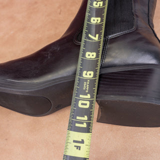 Brian Co Women Vegan Leather Wide Fit Comfort Square Toe Boots sz 12