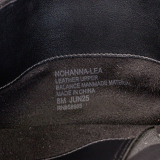 Nordstrom Women Hanna Black Leather Fashion Riding Knee Boots sz 8