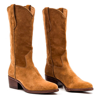 Rag&Bone Women RB Cowboy Western Sabbia Suede Festival Boots size 8.5US EUR38.5