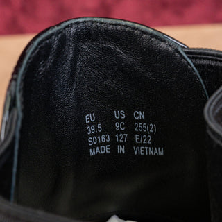 Stuart Weitzman Women Norah Chelsea Black Patent Leather Platform Boots size 9