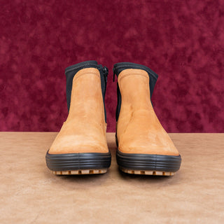 Ecco Women Soft 7 Tred Tan Suede Comfy Chelsea Ankle Boots sz 11-11.5US EUR42