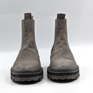 Dolce Vita Women Moana Waterproof Grey Stone Suede Chelsea Boots size 10