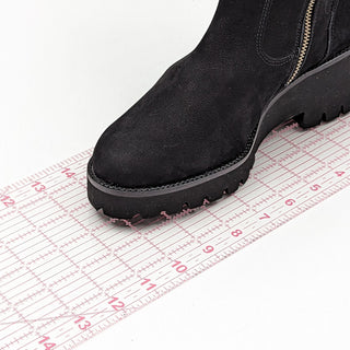 Paul Green Women Newbury Black Leather Platform Dress Boots sz 7.5US Austrian 5
