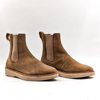 Rag&Bone Men Bedford Distress Tan Suede Vibram Sole Chelsea Boots size 11US EUR44