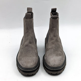 Dolce Vita Women Moana Waterproof Grey Stone Suede Chelsea Boots size 10