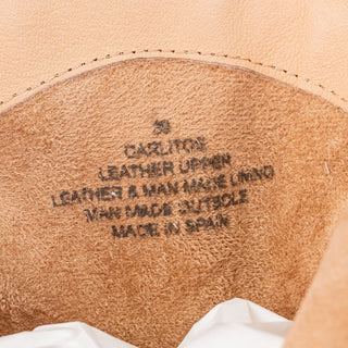 Miz Mooz Women Carlitos Western Cowboy Zip Pull Linen Leather Boots 8.5US EUR39