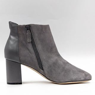 Cole Haan Women Nella Grey Suede Office Dress Ankle Boots Size 9