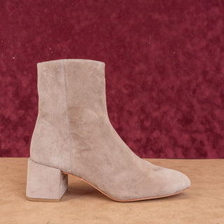 Vince Kaye Boots Woodsmoke Suede Block Heel Square Toe Womens Sz 11 EUR 41