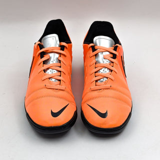 Nike Men CTR360 Enganche III Orange Leather Turf Soccer Sneakers size 9