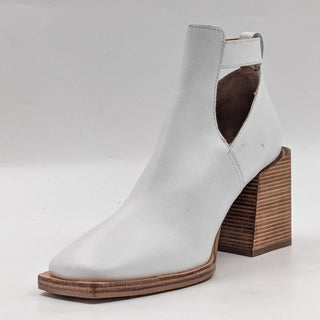 Free People Women Brady Summer Cutout White Leather Boots size 8US EUR 38