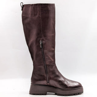 Vince Camuto Wmn Nettrio Brown Wide Calf Leather Festival Boots sz 7.5US EUR 38