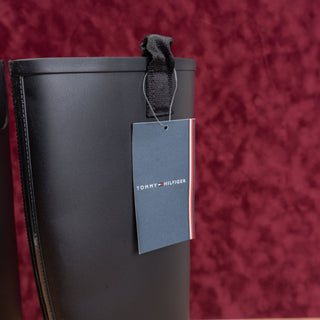 Tommy Hilfiger Wmn Festival Wide Calf Farm Riding Wellie Rubber Rain Boots sz 9