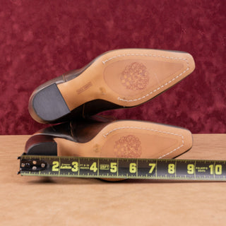 Vince Camuto Women Cristen Burnished Brown Leather Western Cowboy Knee Boots 6