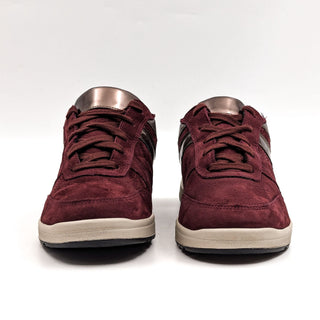 Mephisto Women Lace-up Wine Suede Low Top Sneakers size 7.5