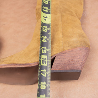 Golo Wmn West Western Cowboy Western Boho Brandy Suede Boots sz 10