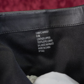 Steve Madden Women Cami Retro 90s Zip Black Leather Block Heel Ankle Boots sz 9.5