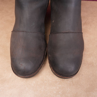 Sorel Women Cate Brown Leather Waterproof Zip Heel Zip Lug Ankle Boots sz 9