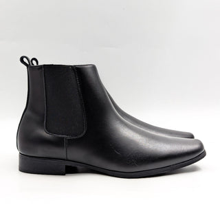 Calvin Klein Men Brayden Black Leather Chelsea Boots size 8.5