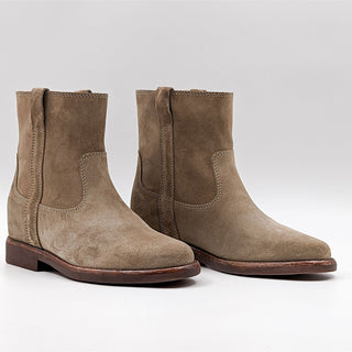 Isabel Marant Women Susse Taupe Western Suede Ankle Boots Size 8 EUR 38