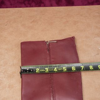 Ted Baker London Women Stud Red Brown Zip Equestrian Riding Boots 5.5US EUR 35.5