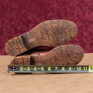 Sofft Women Sharnell II Brown Leather Back Lace-up Rust Riding Knee Boots 9.5