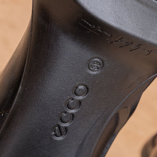 Ecco Women Shape Sculped Black Leather Ankle Chelsea Boots sz 8.5US EUR39
