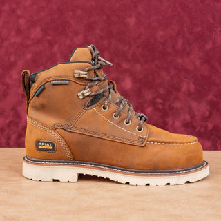 Ariat Work Women Rebar Lift 6 Waterproof Work Composite Toe Lace-up Boots sz 8.5