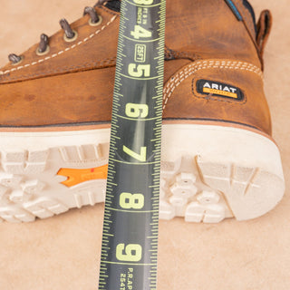 Ariat Work Women Rebar Lift 6 Waterproof Work Composite Toe Lace-up Boots sz 8.5